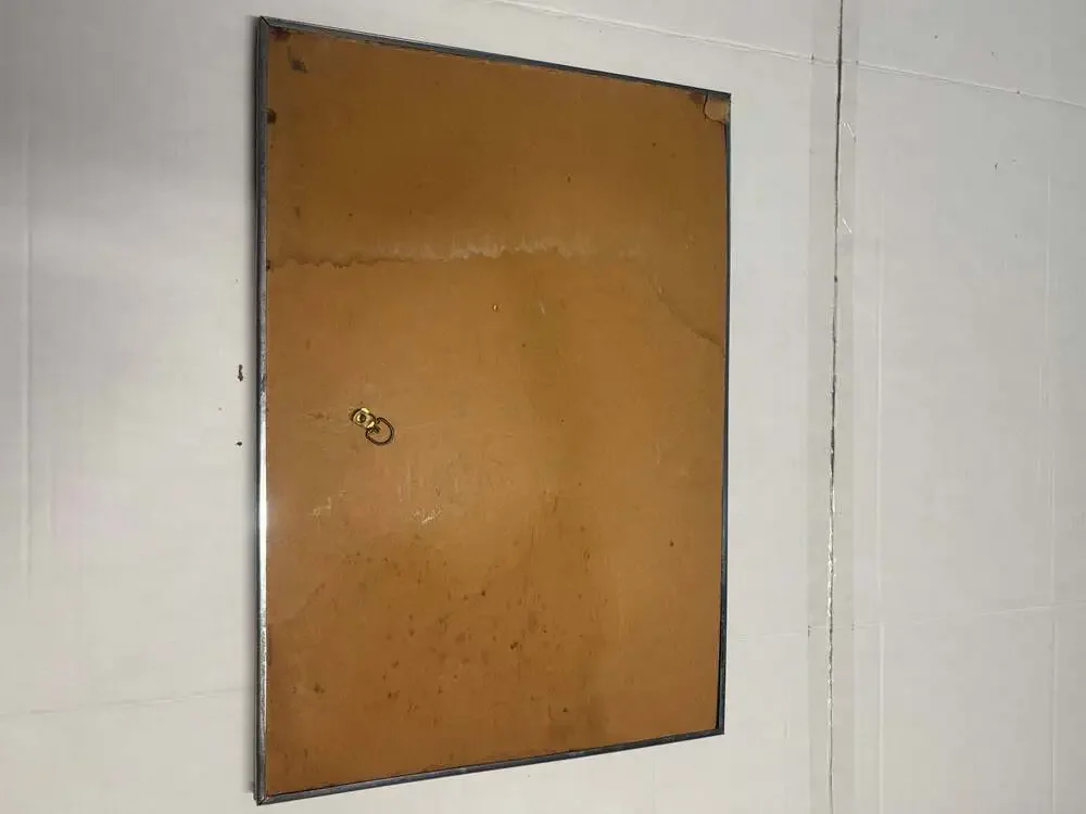 Vintage Cutty Sark Scotch Whisky Mirror with Wood Frame Beautiful Good Condition
